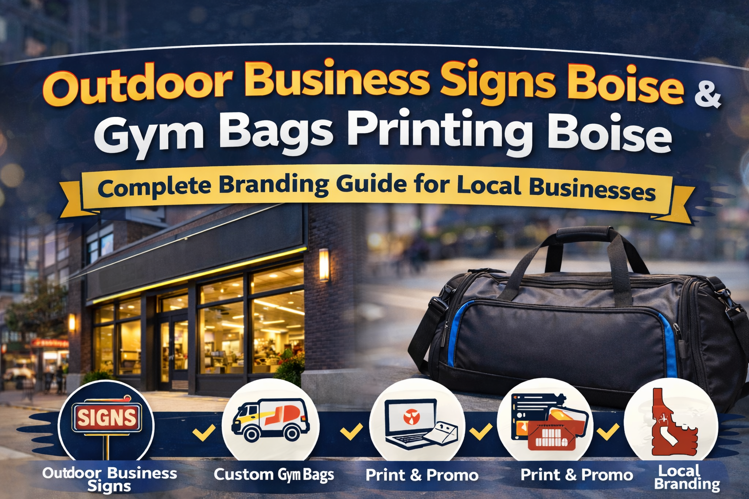 Outdoor Business Signs Boise